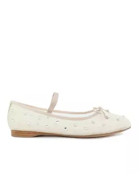 балетки балетки с отделкой из страз JEFFREY CAMPBELL