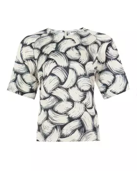 блуза с принтом Essentiel