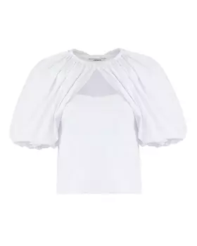 блуза из хлопка MAX&MOI