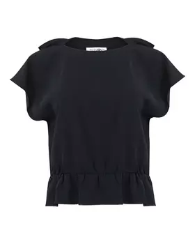 блуза с баской MM6 Maison Margiela