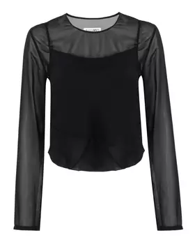 блуза с нижним MM6 Maison Margiela
