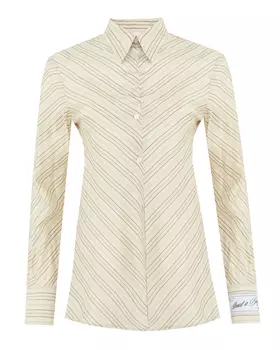 блуза с принтом Erika Cavallini