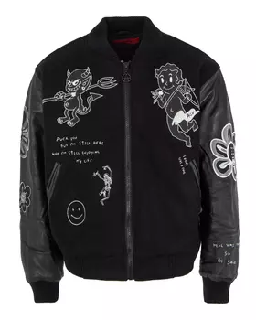 бомбер из шерсти ACUPUNCTURE