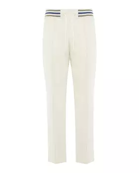 брюки хлопкового флиса Harmont & Blaine