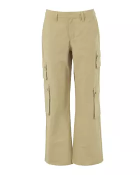 брюки из хлопка и нейлона KSUBI