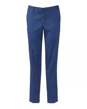 брюки изо льна и шерсти BERTOLO