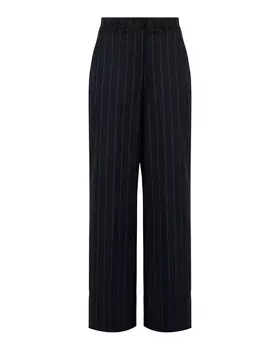 брюки с завышенной талией в тонкую полоску ACTUALEE