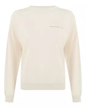 джемпер с отделкой металической нитью Peserico