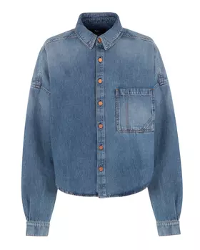 джинсовая рубашка 3 x 1