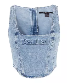 джинсовый топ KSUBI