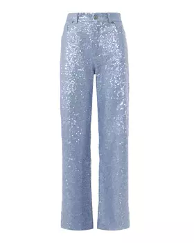 джинсы декорированные пайетками P.A.R.O.S.H.