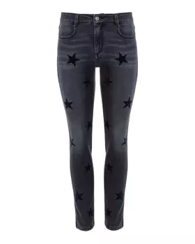 джинсы со звездами ERMANNO FIRENZE
