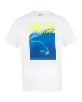 футболка из хлопка MC2 Saint Barth