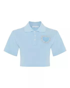 футболка-поло с вырезами AREA