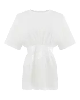 футболка приталеная MM6 Maison Margiela