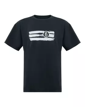 футболка с принтом MM6 Maison Margiela
