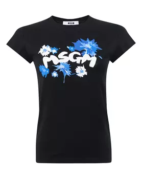 футболка с принтом MSGM