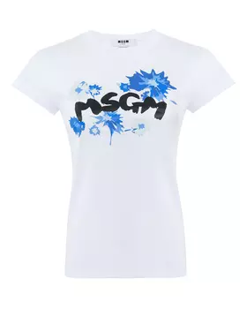 футболка с принтом MSGM
