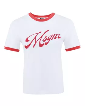 футболка с принтом MSGM