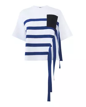 футболка урашенная лентами MSGM