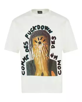 хлопковая футболка COMME des FUCKDOWN