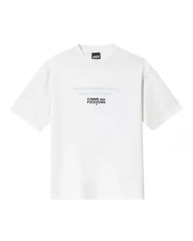 хлопковая футболка COMME des FUCKDOWN