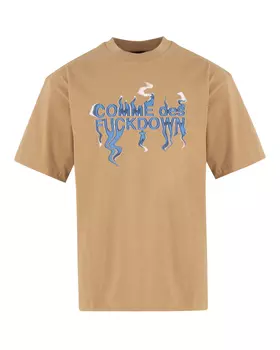 хлопковая футболка COMME des FUCKDOWN
