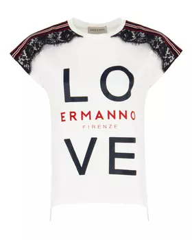 хлопковая футболка ERMANNO FIRENZE