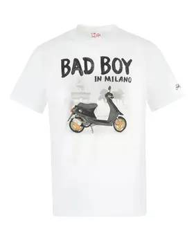 хлопковая футболка MC2 Saint Barth