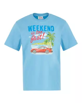 хлопковая футболка MC2 Saint Barth