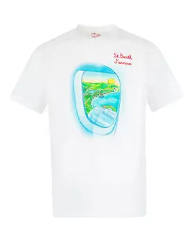 хлопковая футболка MC2 Saint Barth