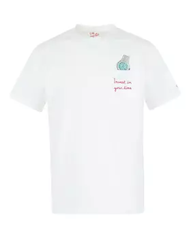 хлопковая футболка MC2 Saint Barth