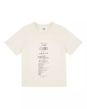 хлопковая футболка MM6 Maison Margiela