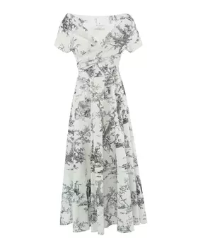 хлопковое платье PHILOSOPHY DI LORENZO SERAFINI