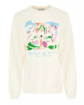 хлопковый лонгслив Carne Bollente