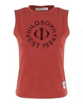 хлопковый топ PHILOSOPHY DI LORENZO SERAFINI