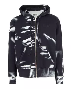 худи на молнии MM6 Maison Margiela