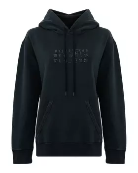 худи с принтом MM6 Maison Margiela