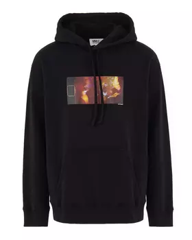 худи свободного силуэта MM6 Maison Margiela