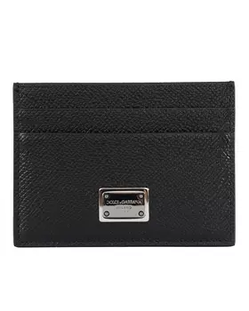 кардхолдер из натуральной кожи Dolce&Gabbana