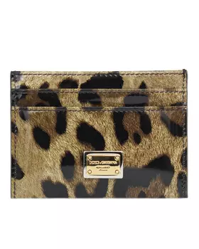 кардхолдер с животныым принтом Dolce&Gabbana