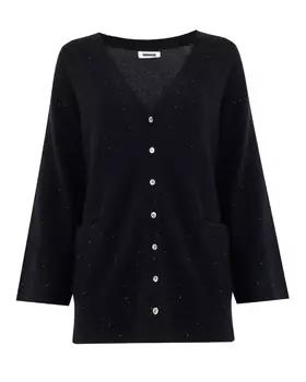 кардиган с отделкой стразами GENIOUS