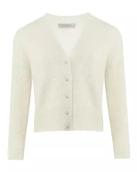 кардиган с отделкой пайеетками D.EXTERIOR