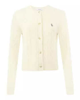 кардиган вязки косами Sporty & Rich