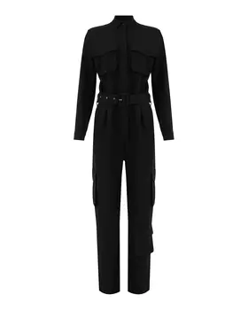 комбинезон из крепа с накладными карманами ACTUALEE