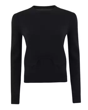 комбинированный джемпер MM6 Maison Margiela