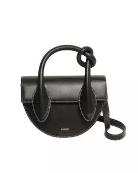 кожаная сумка mini pretzel YUZEFI