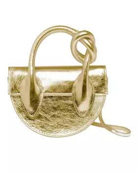 кожаная сумка mini pretzel YUZEFI