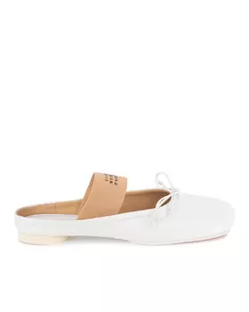 кожаные балетки MM6 Maison Margiela