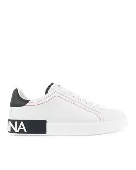 Кожаные кеды Portofino Dolce&Gabbana